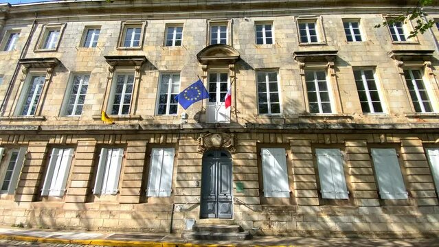 Town hall of Saint-Martin-de-R&eacute;, France