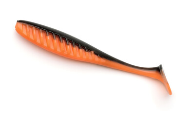  Side view of silicone soft fishing lure