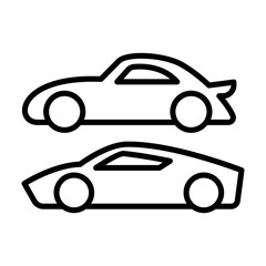 Toy car icon