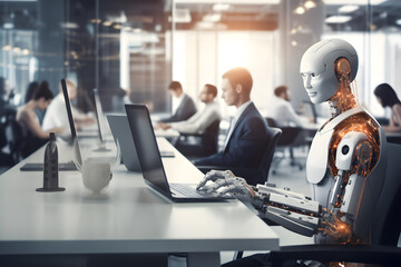 Efficient Robotic Assistant in a Modern Office - Generative AI