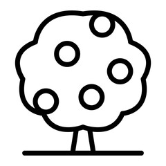 Apple tree icon