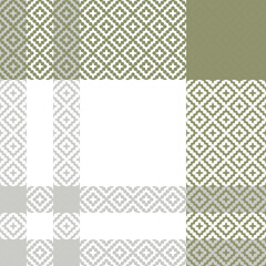 Tartan Plaid Seamless Pattern. Plaid Pattern Seamless. Traditional Scottish Woven Fabric. Lumberjack Shirt Flannel Textile. Pattern Tile Swatch Included.