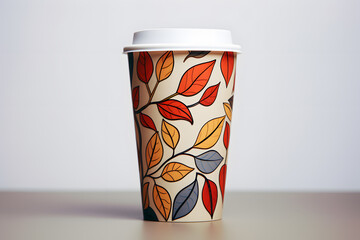 Fresh and Stylish Coffee to Go Cup - Generative AI