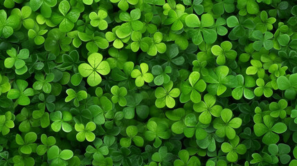 A vibrant cluster of green leaves in a natural setting