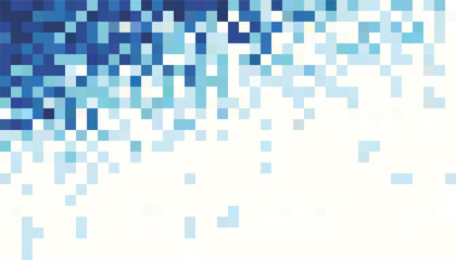 Abstract geometry square white and blue  background pattern. vector illustration.	