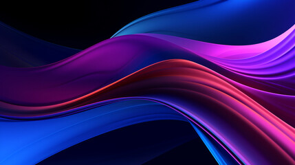 purple, blue and black, abstract background. ai generative