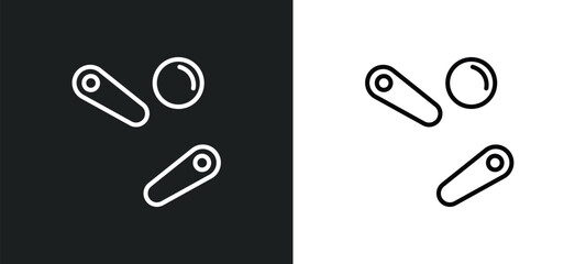line icon in white and black colors. flat vector icon from collection for web, mobile apps and © IconArt