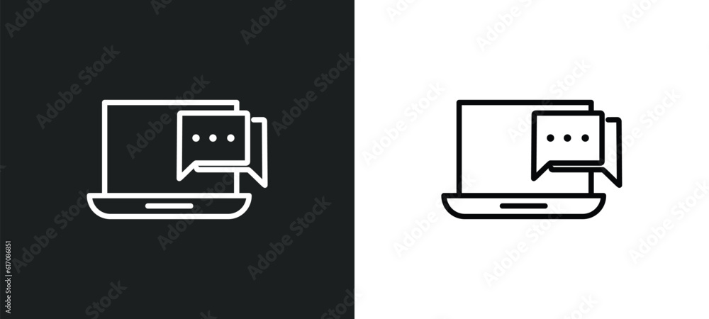 Aufkleber on line icon in white and black colors. on flat vector icon from on collection for web, mobile apps 