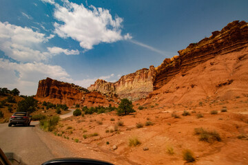 road in zion national park