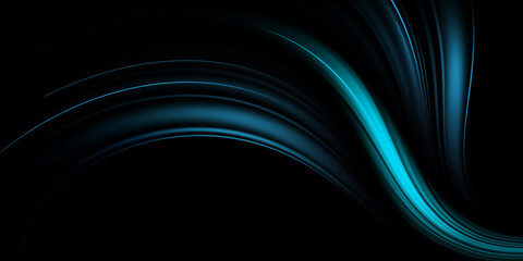 Abstract blue wave on a blue background	