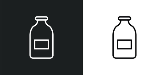 inc line icon in white and black colors. inc flat vector icon from inc collection for web, mobile apps and ui.