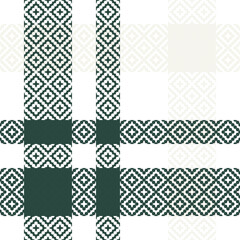 Tartan Plaid Pattern Seamless. Gingham Patterns. Template for Design Ornament. Seamless Fabric Texture. Vector Illustration