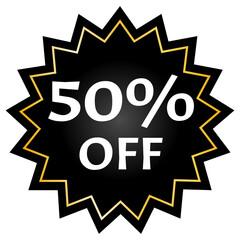 50% off tag