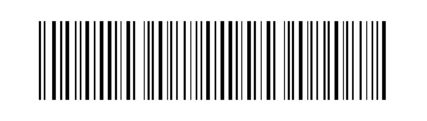 Realistic barcode. Barcode icon.Vector. Isolated on white background.