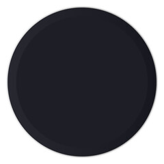 Blank black circle frame