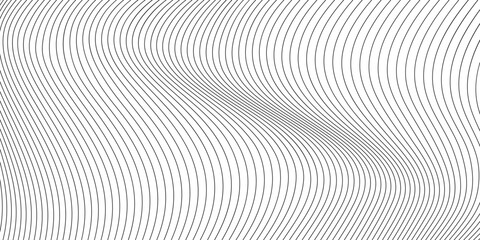 Fototapeta na wymiar black and white wavy stripes background. Vector illustration