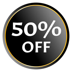 50% off label