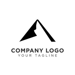 Premium Modern Vector Logo Mountain For Company Logo With Abstract Letter A Identity & Shield Logo