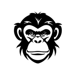 monkey silhouette illustration 