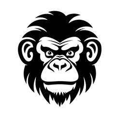 monkey silhouette illustration 