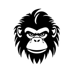 monkey silhouette illustration 