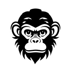 monkey silhouette illustration 
