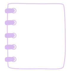 Notepad Purple Line 2
