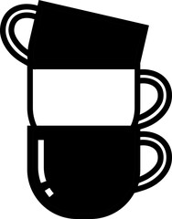 Coffee Shop Cup coffee icon stlye design elements for decoration.