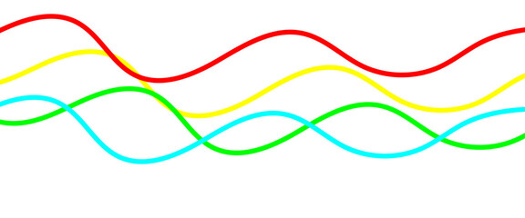 Abstract futuristic wave line background. Design element for technology, science, music or modern concept. Abstract frequency sound wave lines and technology curve lines background.