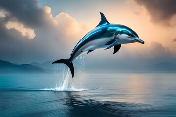 dolphin jumping out of the water