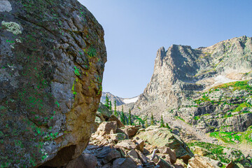 rocks in the mountains