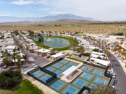 Pickleball Courts at RV Resort
