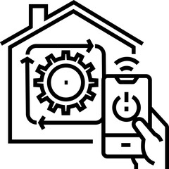 Smart Home Automation Icon