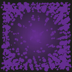 Fototapeta na wymiar Vector abstract pattern in the form of ink blots on a lilac gradient background