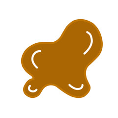 modern abstract vector banner. Flat geometric shapes of various colors with black outline in memphis design style. The template is ready to use in web or print design.