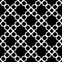 Geometric pattern in ethnic style. Seamless background  with  abstract shapes. Black and white wallpaper. Abstract background  with Repeating pattern for decor, textile and fabric.
