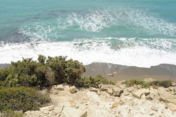 La plage de Kommos près de Tympaki en Crète