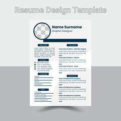 Clean Modern Resume and Cover Letter Layout Vector Template for Business Job Applications, Minimalist resume cv template,  
Resume design template, cv design, multipurpose resume design