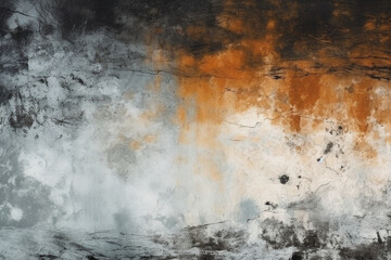 Dusty Rust Abstract Post-Apocalyptic Backdrop generative AI