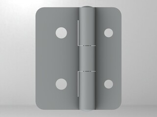 Aluminum Door Hinge 3D model