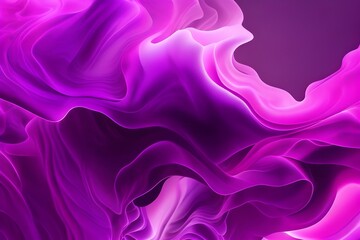 Mesmerizing Smoky Flow Gradient: Deep Amethyst Purple to Vibrant Fuchsia Pink Background