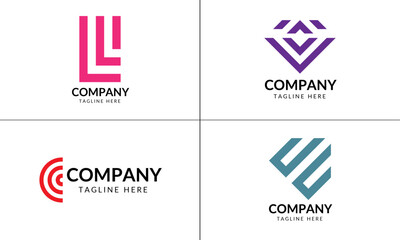 Company logo design with greed.