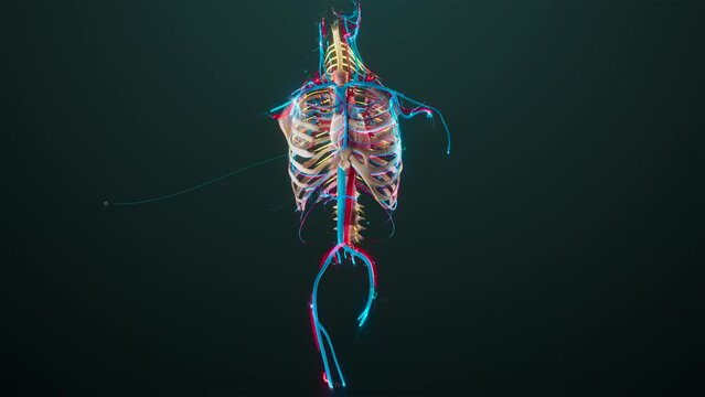 Running man anatomy in augmented reality. Realistic body model for study