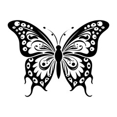 Butterfly silhouette illustration