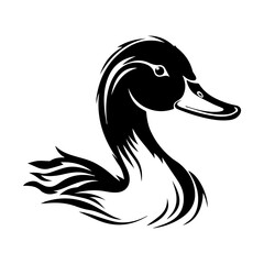 Duck silhouette illustration
