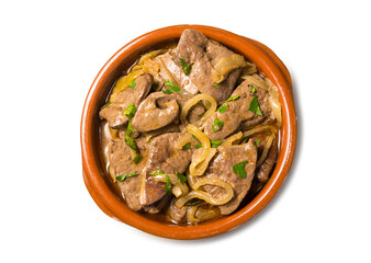 Hígado encebollado