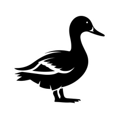 Duck silhouette illustration