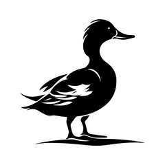 Duck silhouette illustration