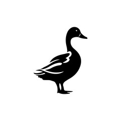 Duck silhouette illustration