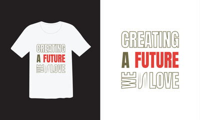 T shirt design typography concept.